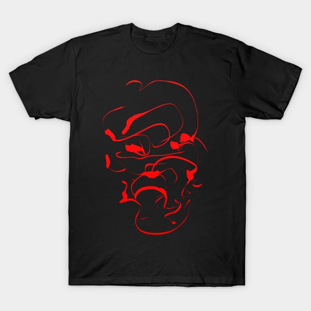 Samurai face T-Shirt by Nikokosmos